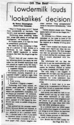 Barney Look alike article
